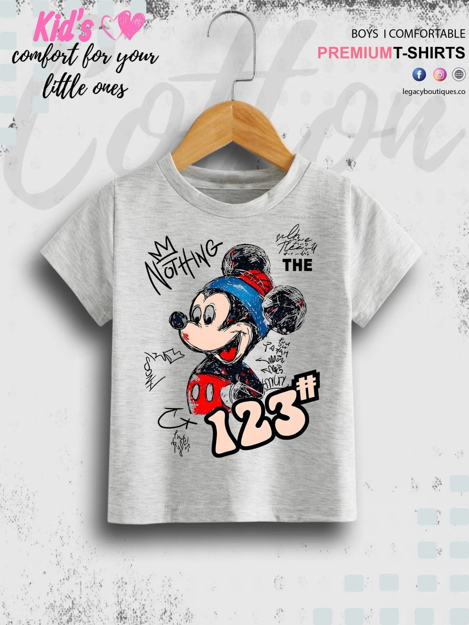 Mini Mickey Printed Kids Casual Baby Boys Summer Time T-Shirt In Lowest Price Only In BD - Image 4