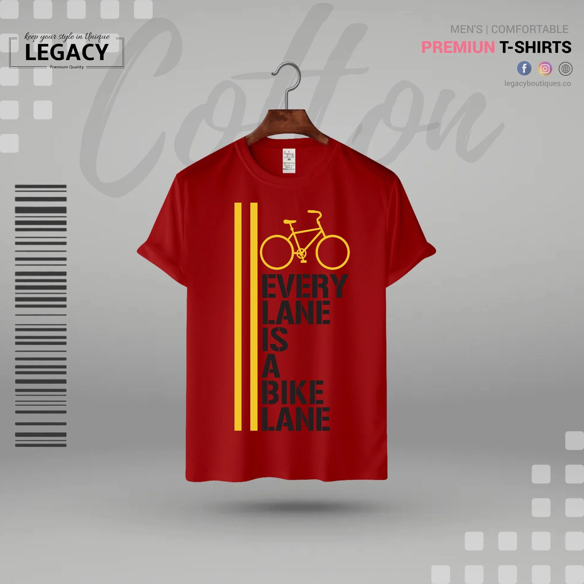 Motivational Mens Premium Designer T-Shirt - Image 3