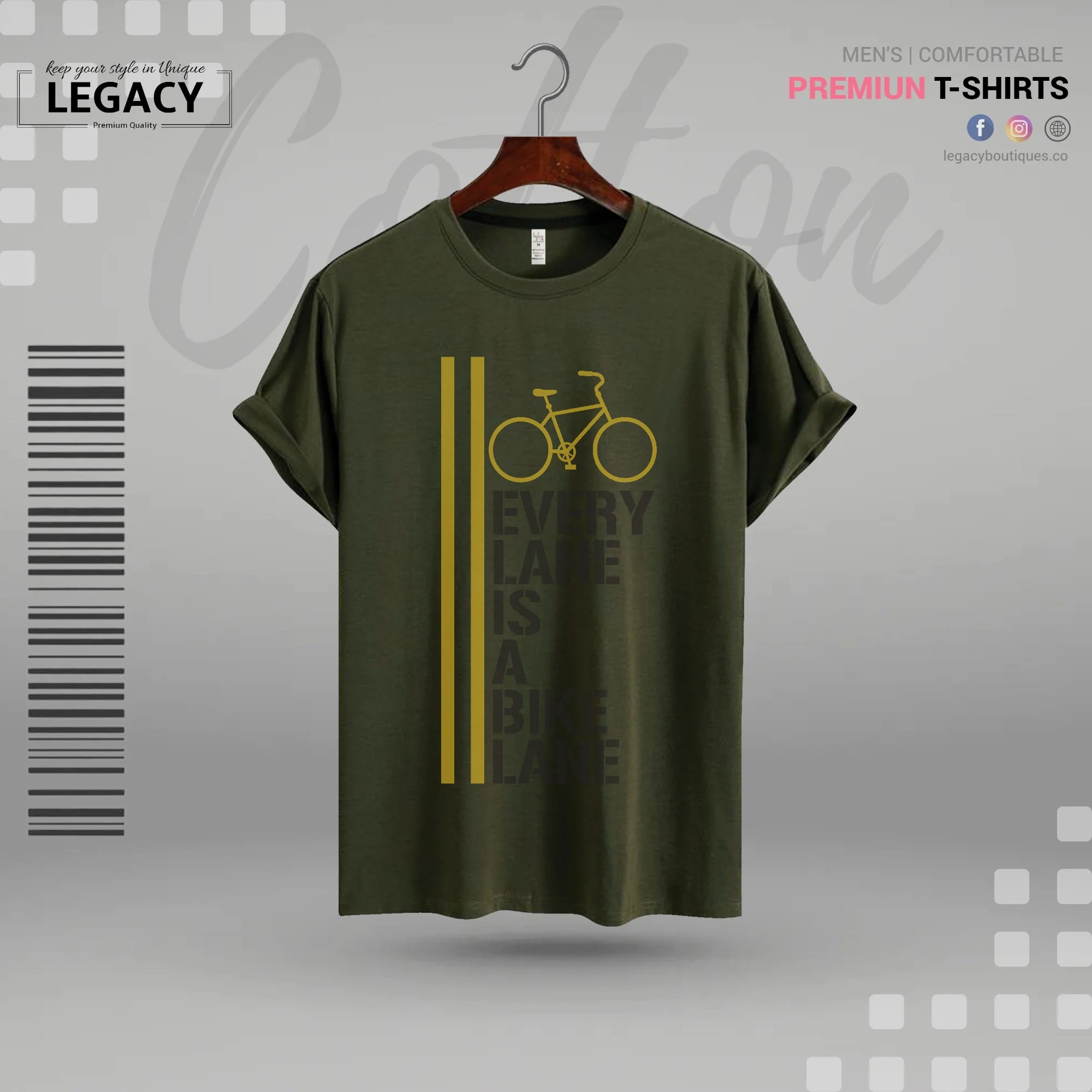 Motivational Mens Premium Designer T-Shirt - Image 4