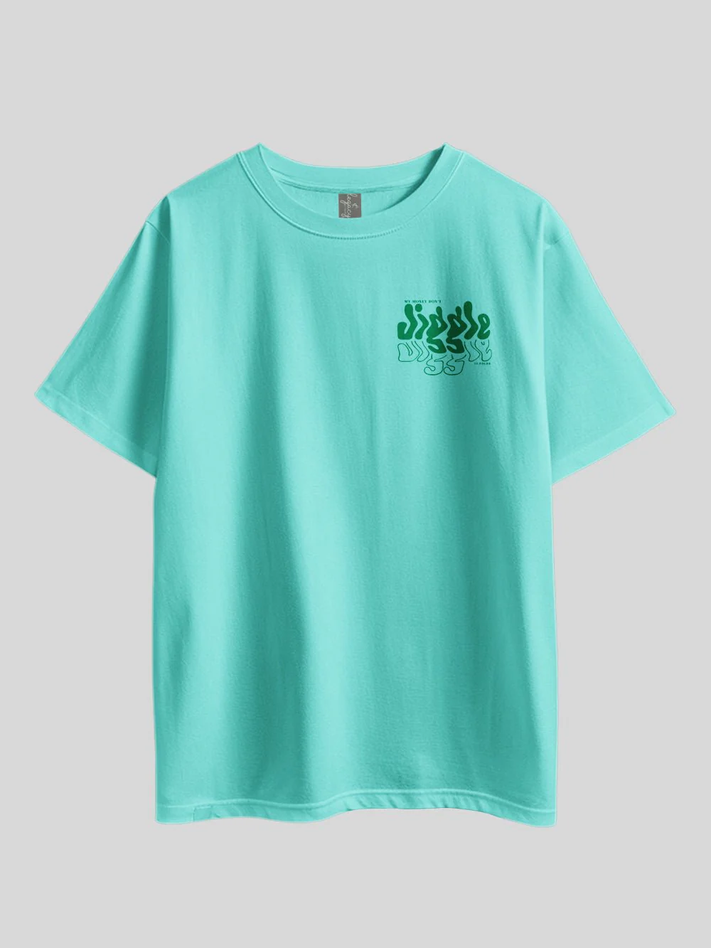 My Money Don't Jiggle Jiggle Teddy Bear Printed Drop Shoulder T-shirt Legacy Boutiques Bangladesh - Image 12
