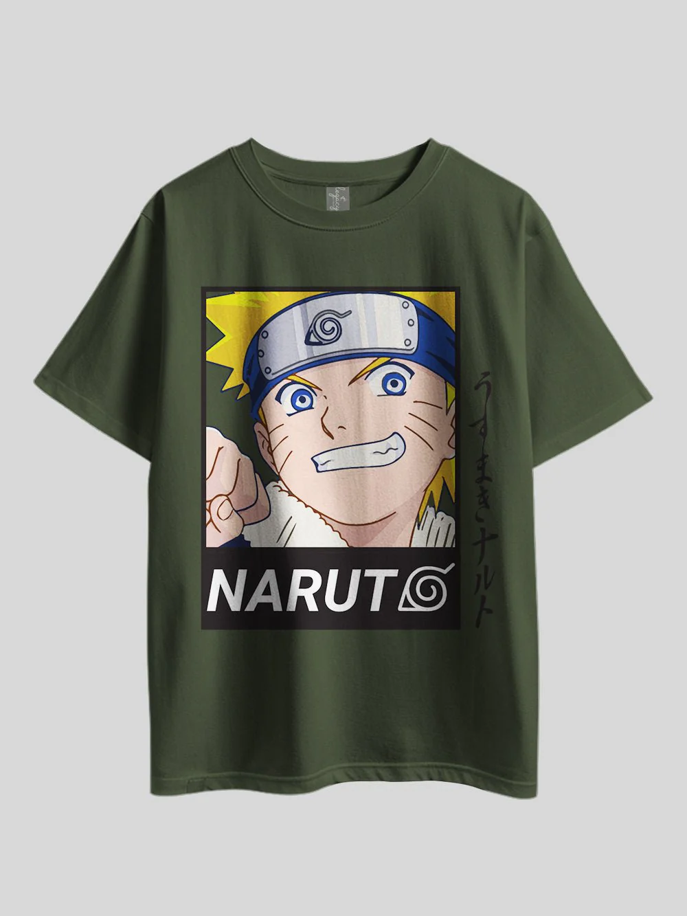 "NARUTO" Bottom Graphic Printed Drop Shoulder T-shirt Legacy Boutiques Bangladesh
