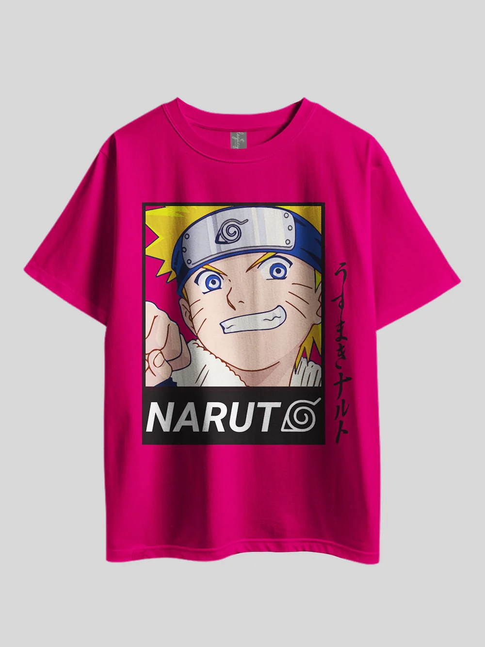 "NARUTO" Bottom Graphic Printed Drop Shoulder T-shirt Legacy Boutiques Bangladesh - Image 3