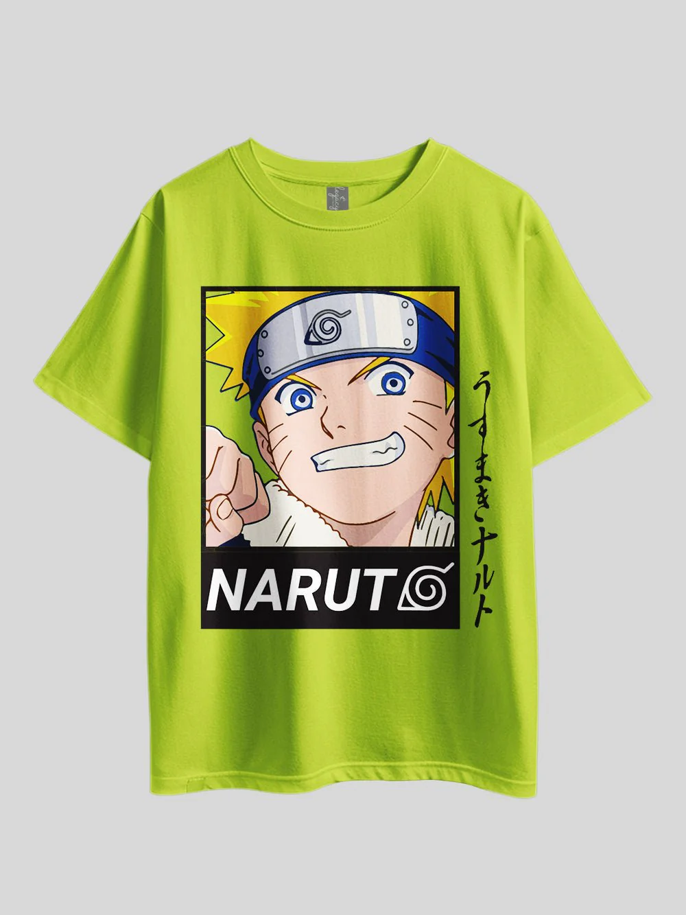 "NARUTO" Bottom Graphic Printed Drop Shoulder T-shirt Legacy Boutiques Bangladesh - Image 4