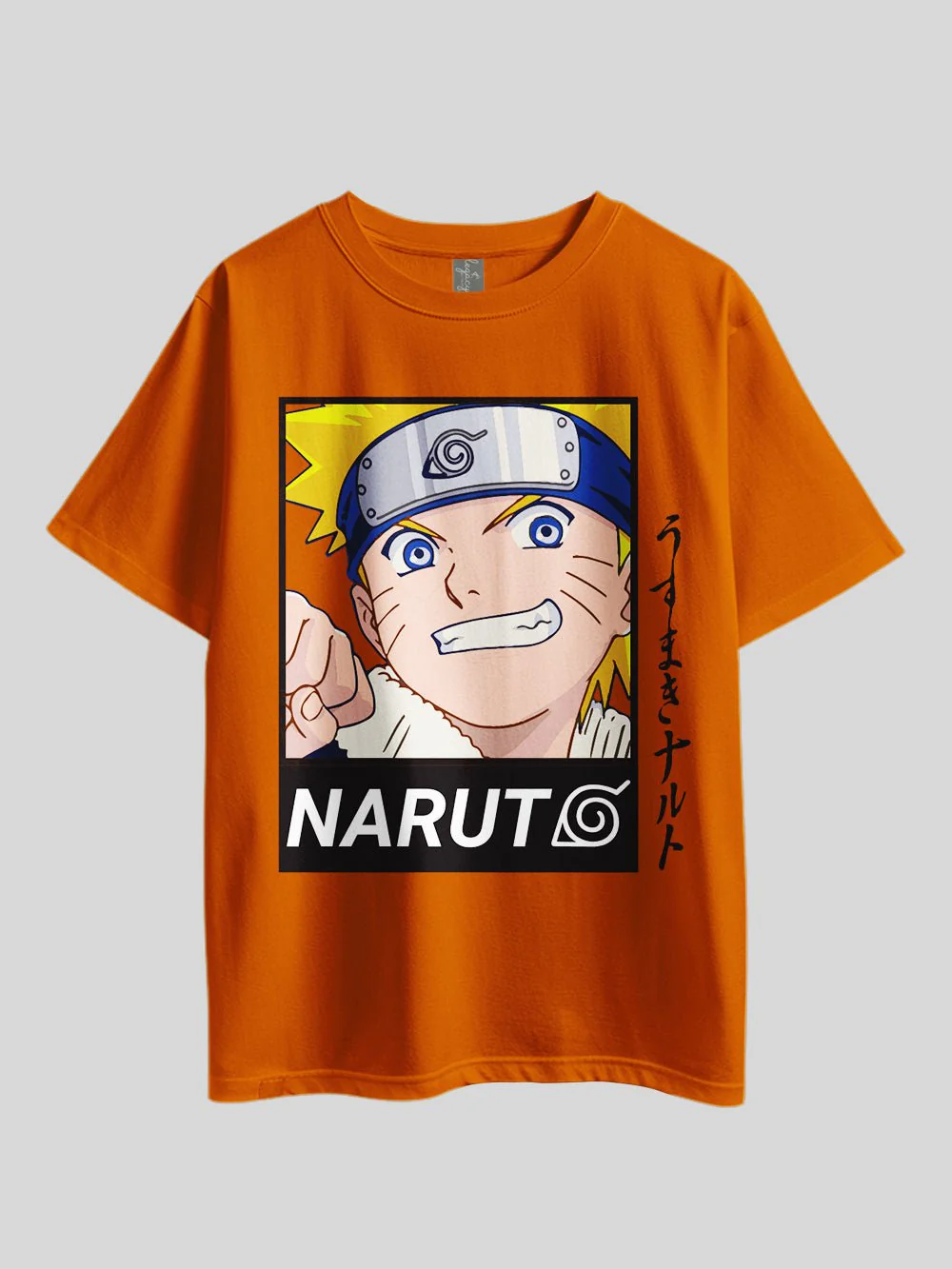 "NARUTO" Bottom Graphic Printed Drop Shoulder T-shirt Legacy Boutiques Bangladesh - Image 5