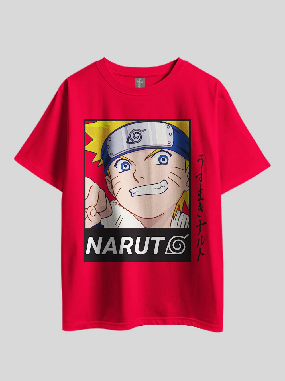 "NARUTO" Bottom Graphic Printed Drop Shoulder T-shirt Legacy Boutiques Bangladesh - Image 6