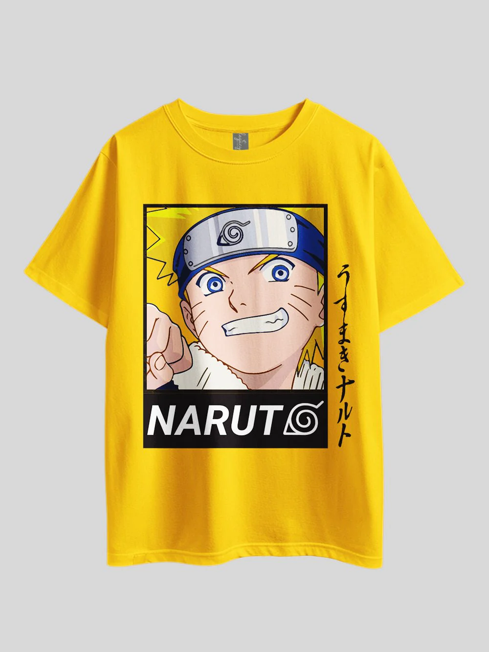 "NARUTO" Bottom Graphic Printed Drop Shoulder T-shirt Legacy Boutiques Bangladesh - Image 8