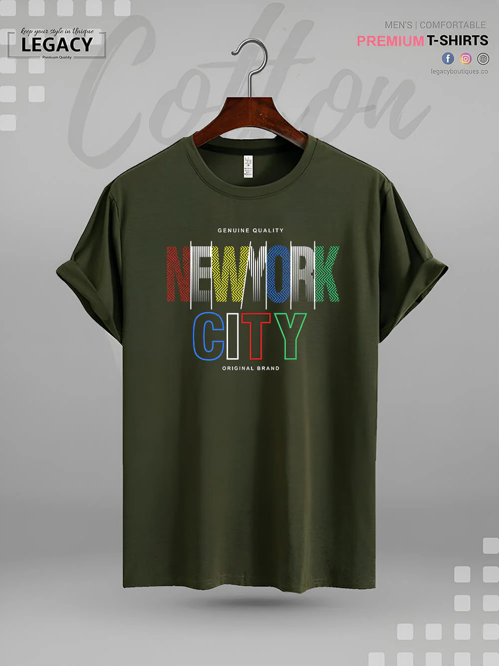 New York City Print High Quality Men's T-Shirt In Lowest Price - Image 4