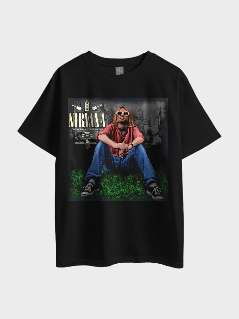 Nirvana Taking Punk To The Masses Metal Oversized Mens High Quality In Lowest Price Tee Only At Legacy Boutiques BD