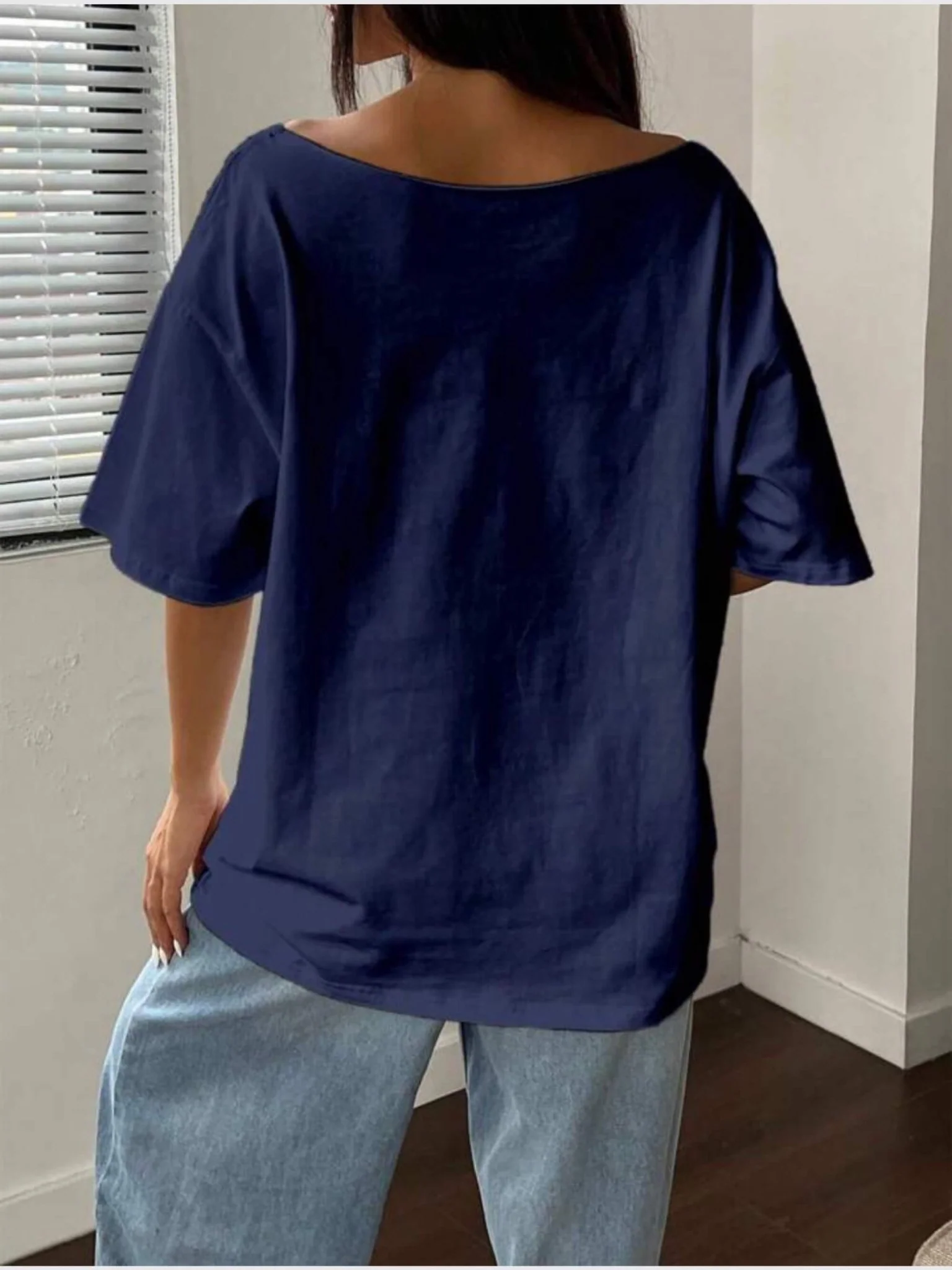 Off Shoulder tee Brooklyn New York Printed - Image 4
