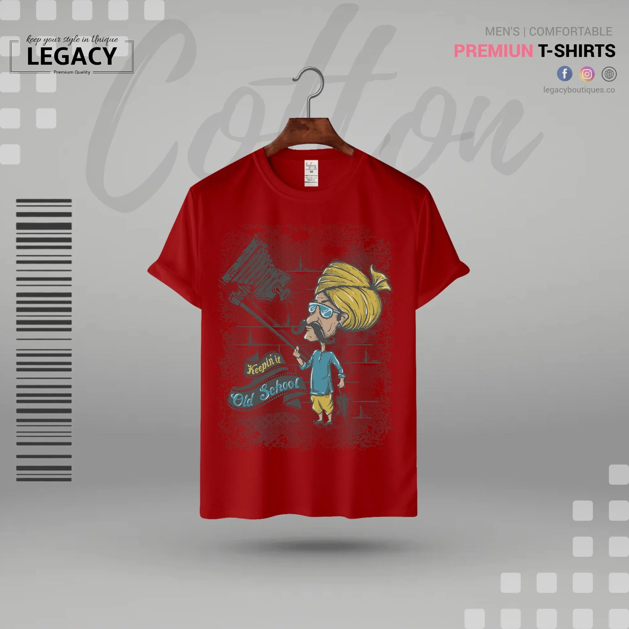 Old school Mens T Shirt For Man - Image 5