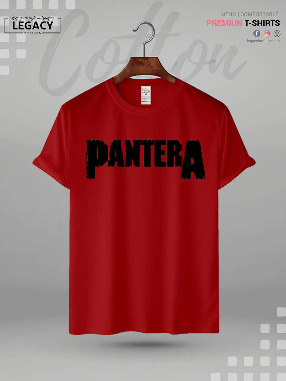 Pantera Printed Men's Premium Quality In Cheapest Price T-Shirt - Image 4