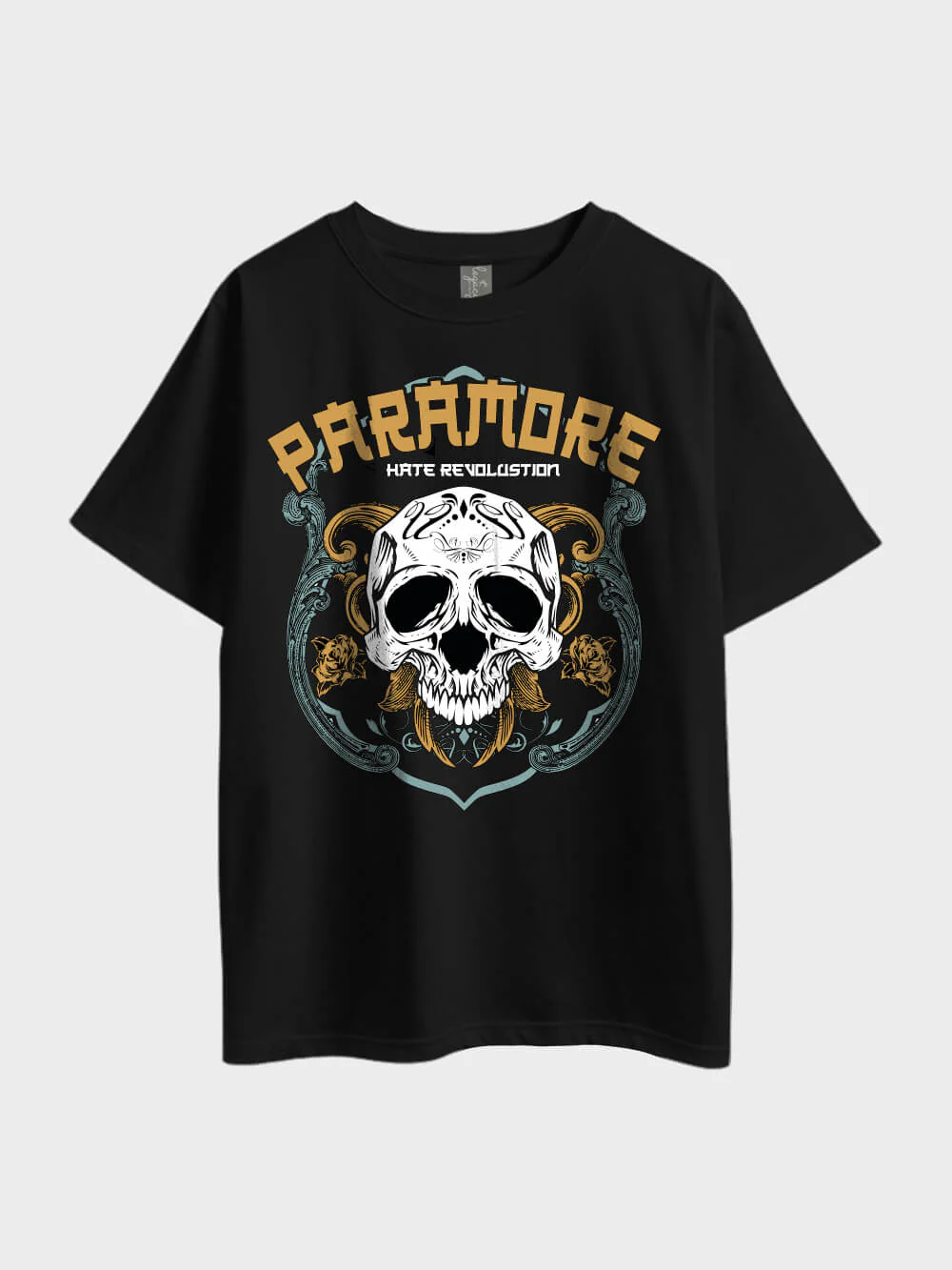 Paramore Hate Revolution Metal Oversized Men's Premium Quality In Lowest Price Tee Only In Dhaka