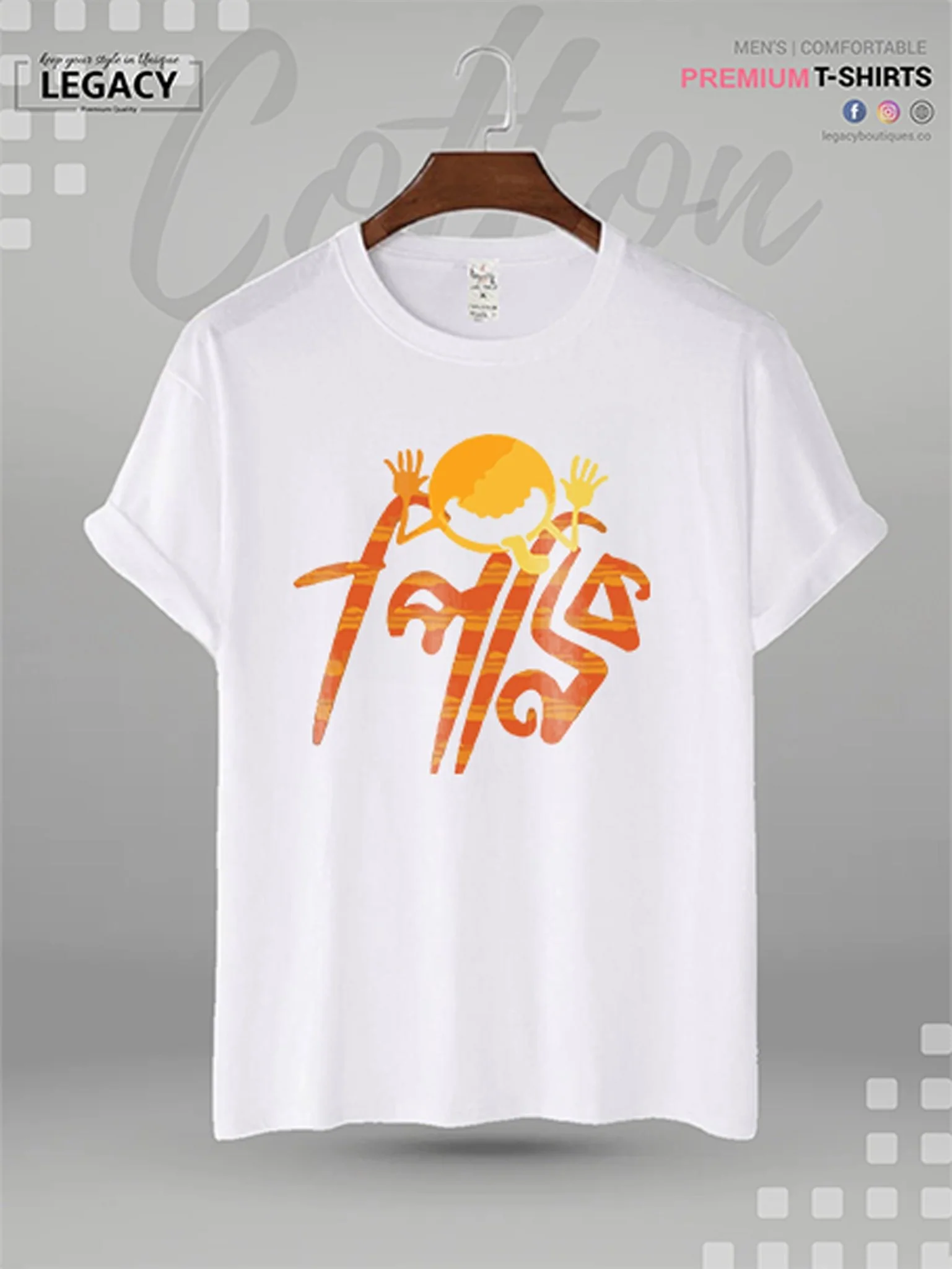 Pinik Printed Men's Premium Quality T-Shirt In Lowest Price Only In BD - Image 2