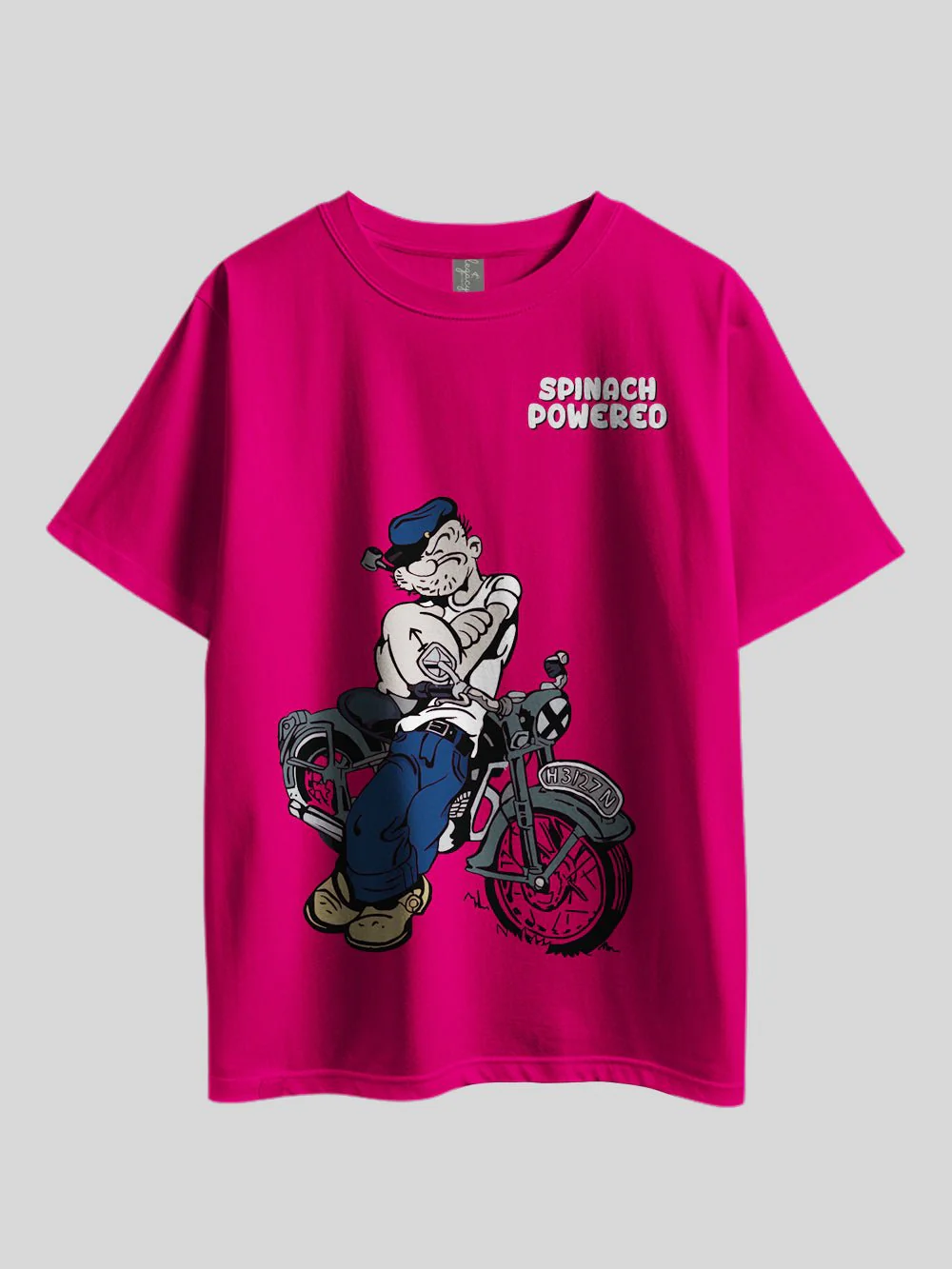 "Popeye Cartoon: SPINACH POWERED" Printed Drop Shoulder T-shirt Legacy Boutiques Dhaka - Image 5