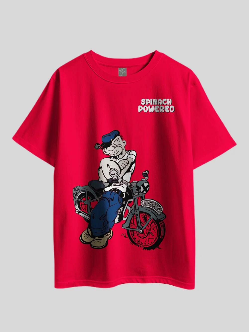 "Popeye Cartoon: SPINACH POWERED" Printed Drop Shoulder T-shirt Legacy Boutiques Dhaka - Image 6