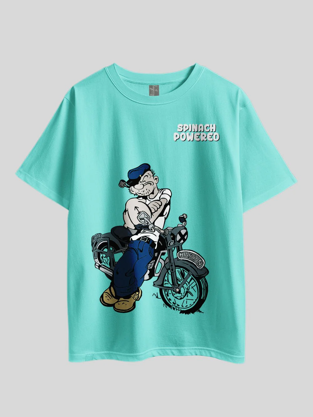 "Popeye Cartoon: SPINACH POWERED" Printed Drop Shoulder T-shirt Legacy Boutiques Dhaka - Image 7