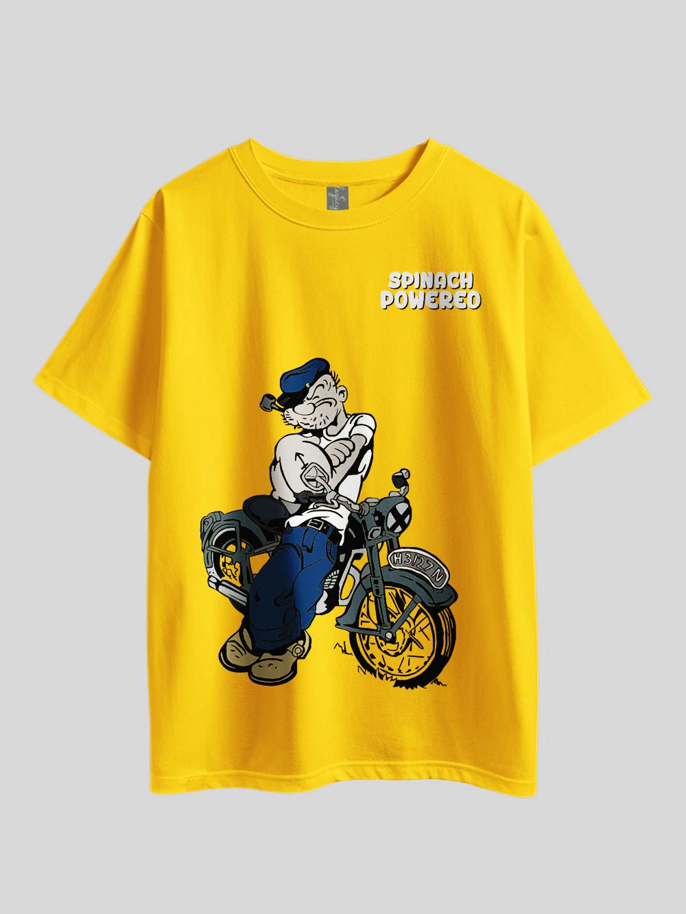 "Popeye Cartoon: SPINACH POWERED" Printed Drop Shoulder T-shirt Legacy Boutiques Dhaka - Image 8