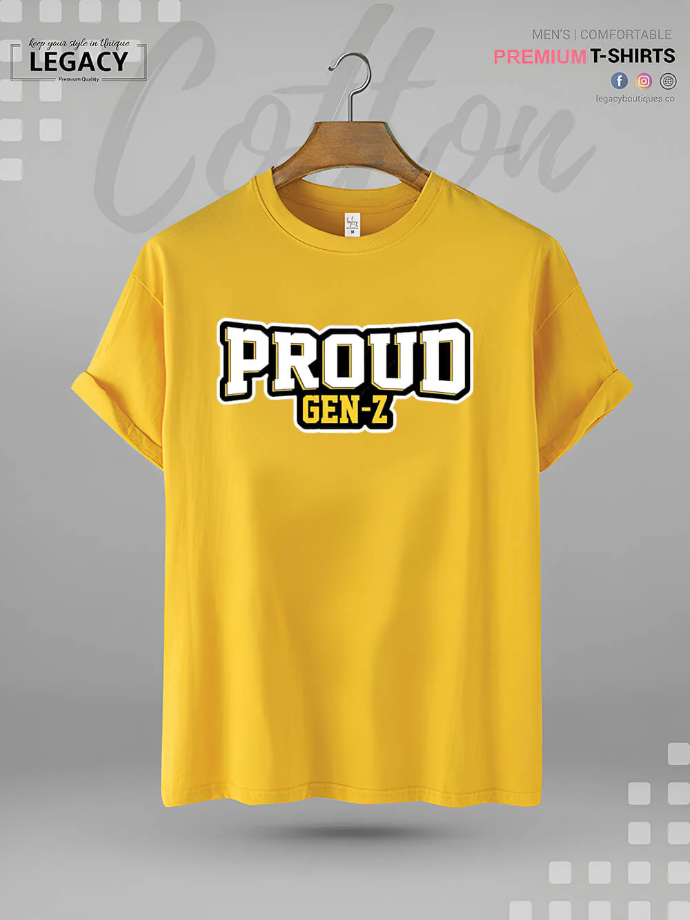 Proud To Be Gen Z Print Men's Great Quality T-Shirt In Lowest Price - Image 8