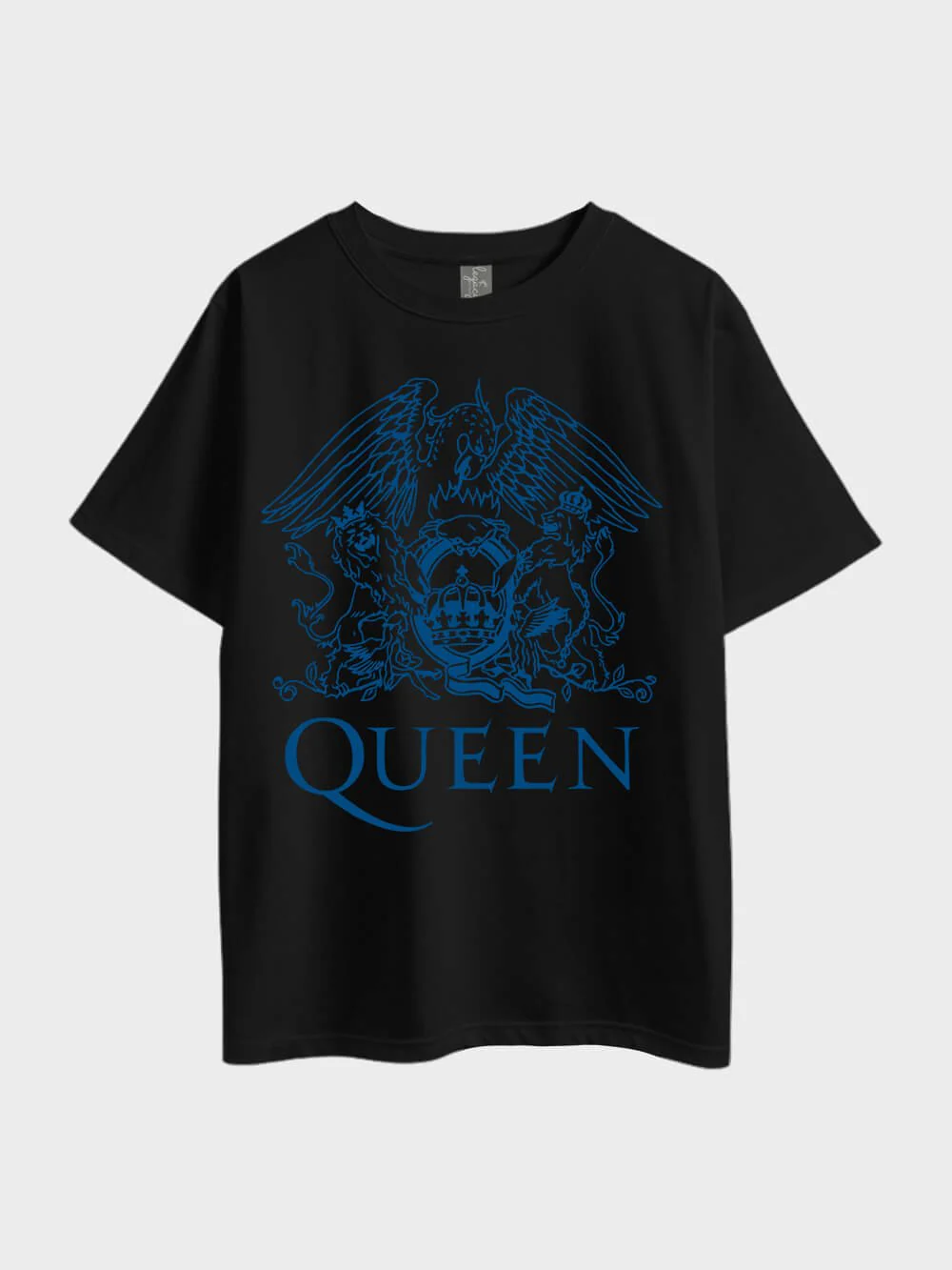 Queen Blue Metal Oversized Men's Coolest Cheapest Tee BD