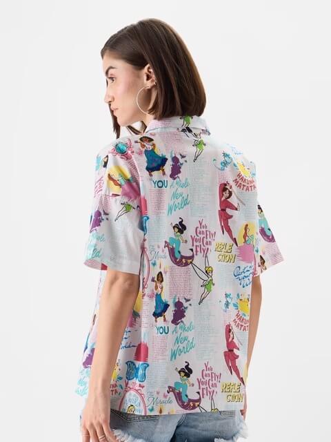Pop Nostalgia Oversized Graphic Shirt - Retro 90s Aesthetic - Image 3