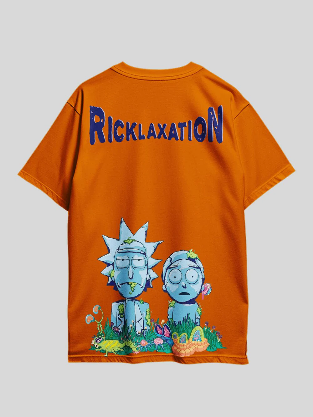 Rick And Morty RICKLAXATION Graphic Printed Drop Shoulder T-shirt Legacy Boutiques Dhaka