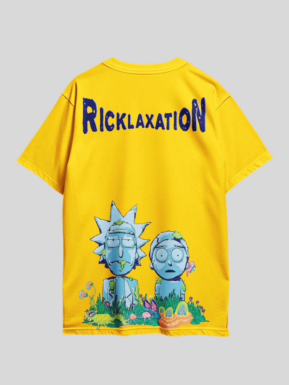 Rick And Morty RICKLAXATION Graphic Printed Drop Shoulder T-shirt Legacy Boutiques Dhaka - Image 4