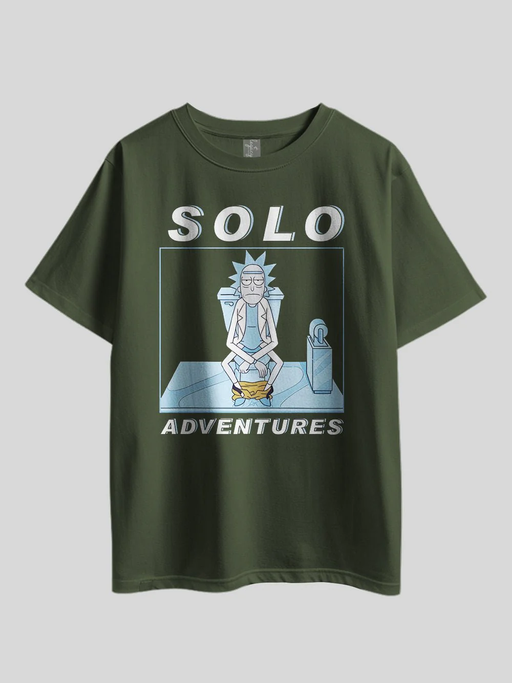 Rick And Morty SOLO ADVENTURES" Graphic Printed Drop Shoulder T-shirt Legacy Boutiques Dhaka - Image 2