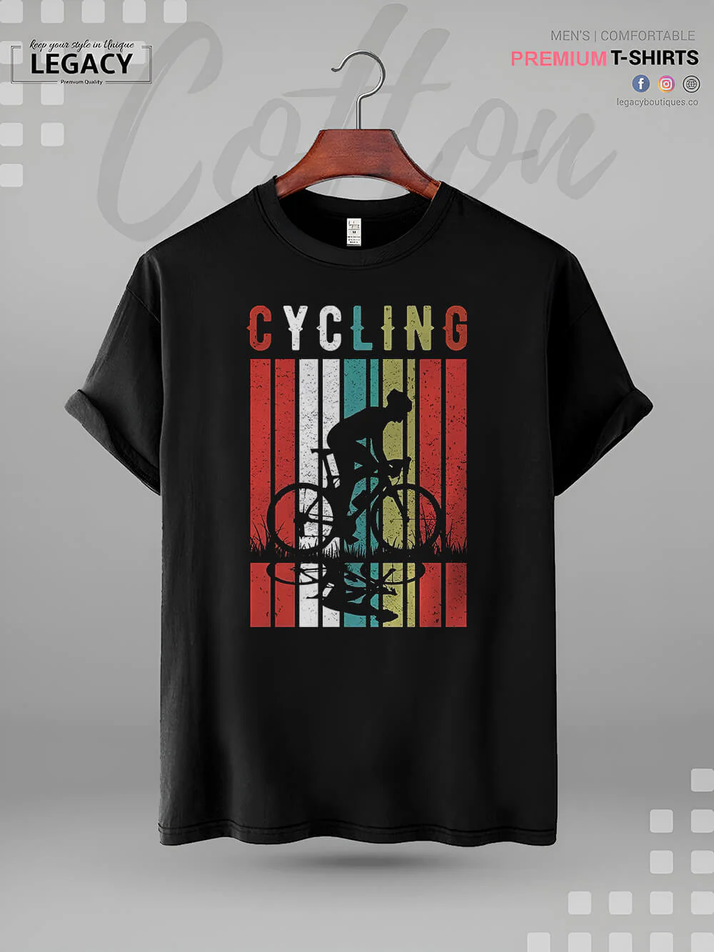 Road Cycling Printed Mens T shirt at a Resonable Price - Image 2