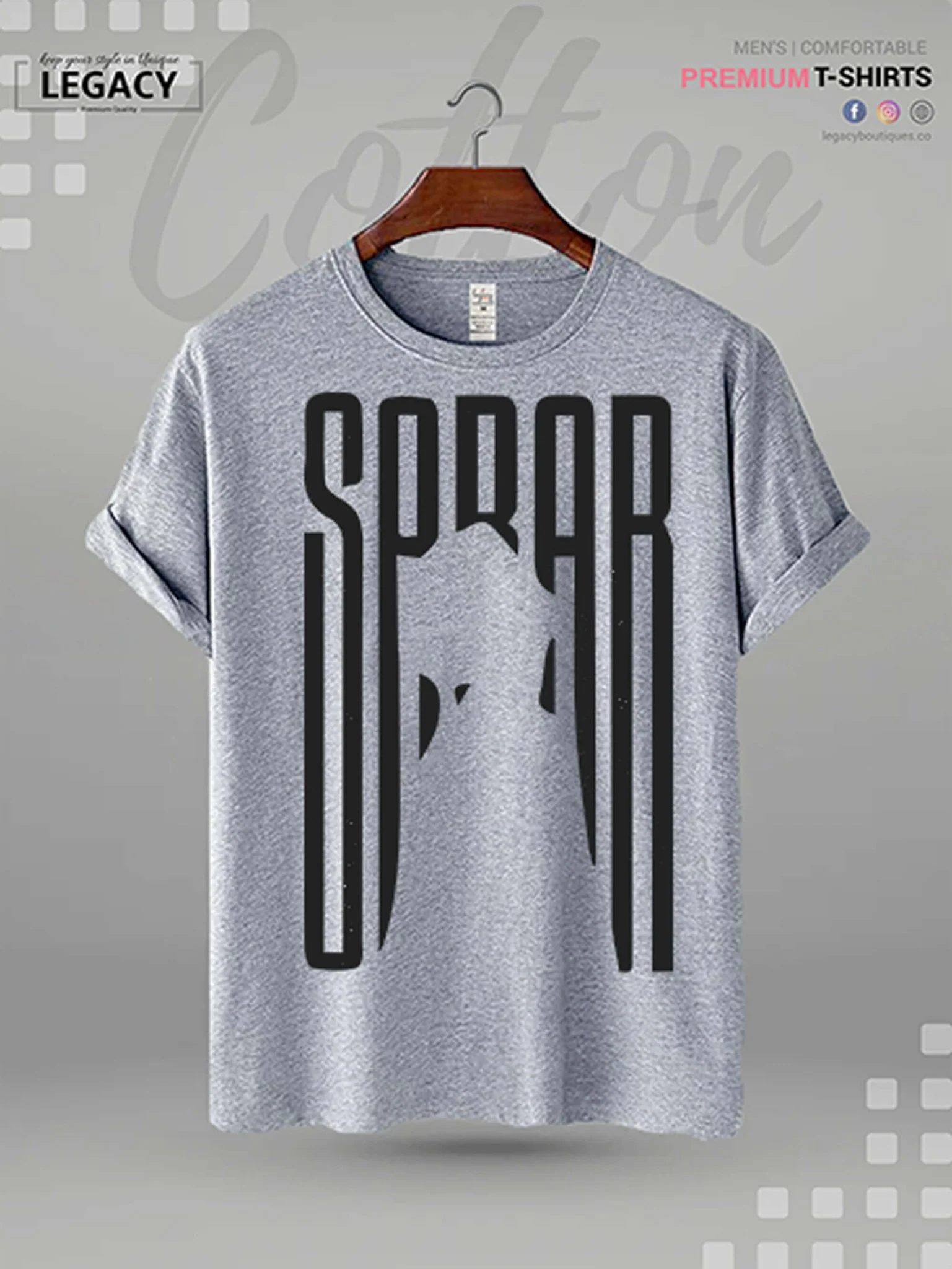 SABR Printed High Quality Men's Islamic T-shirt - Image 2