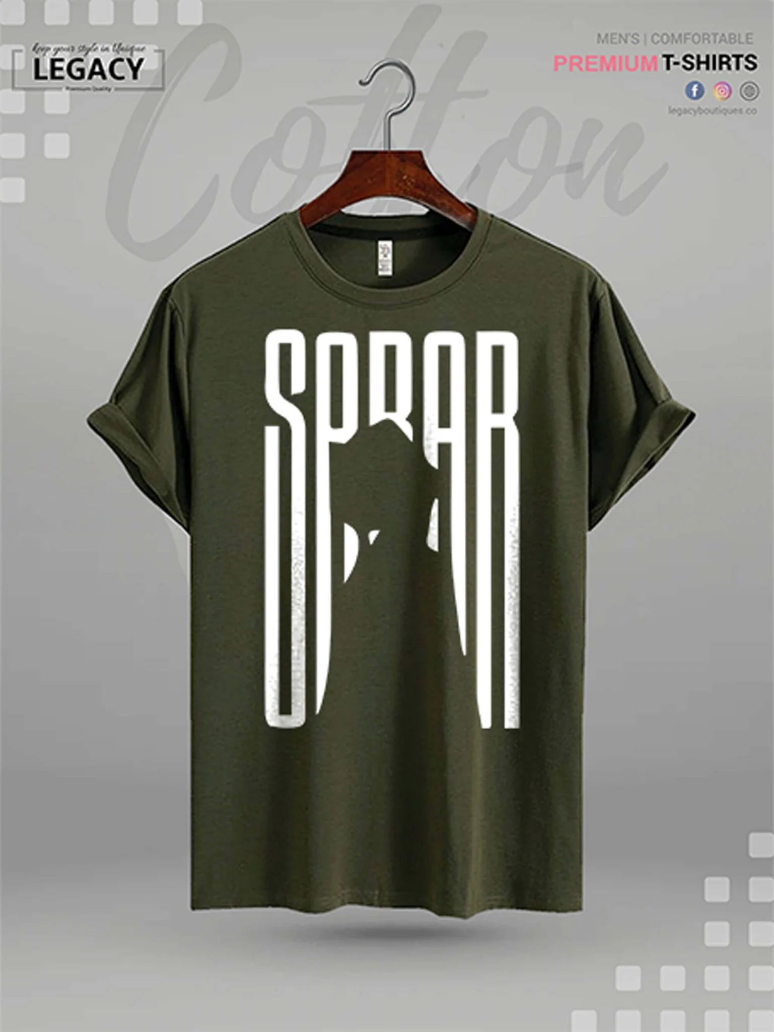 SABR Printed High Quality Men's Islamic T-shirt - Image 5