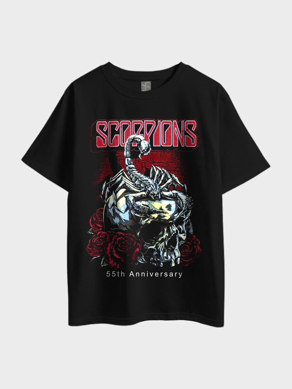 Scorpions 55th Anniversary Heavy Metal Oversized Mens Tee In Lowest Price BD