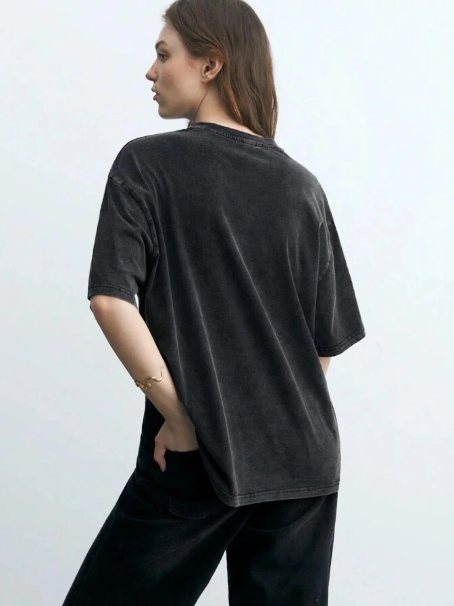 Short sleeve girls tshirt Cartoon Fashion Model Printed - Image 3