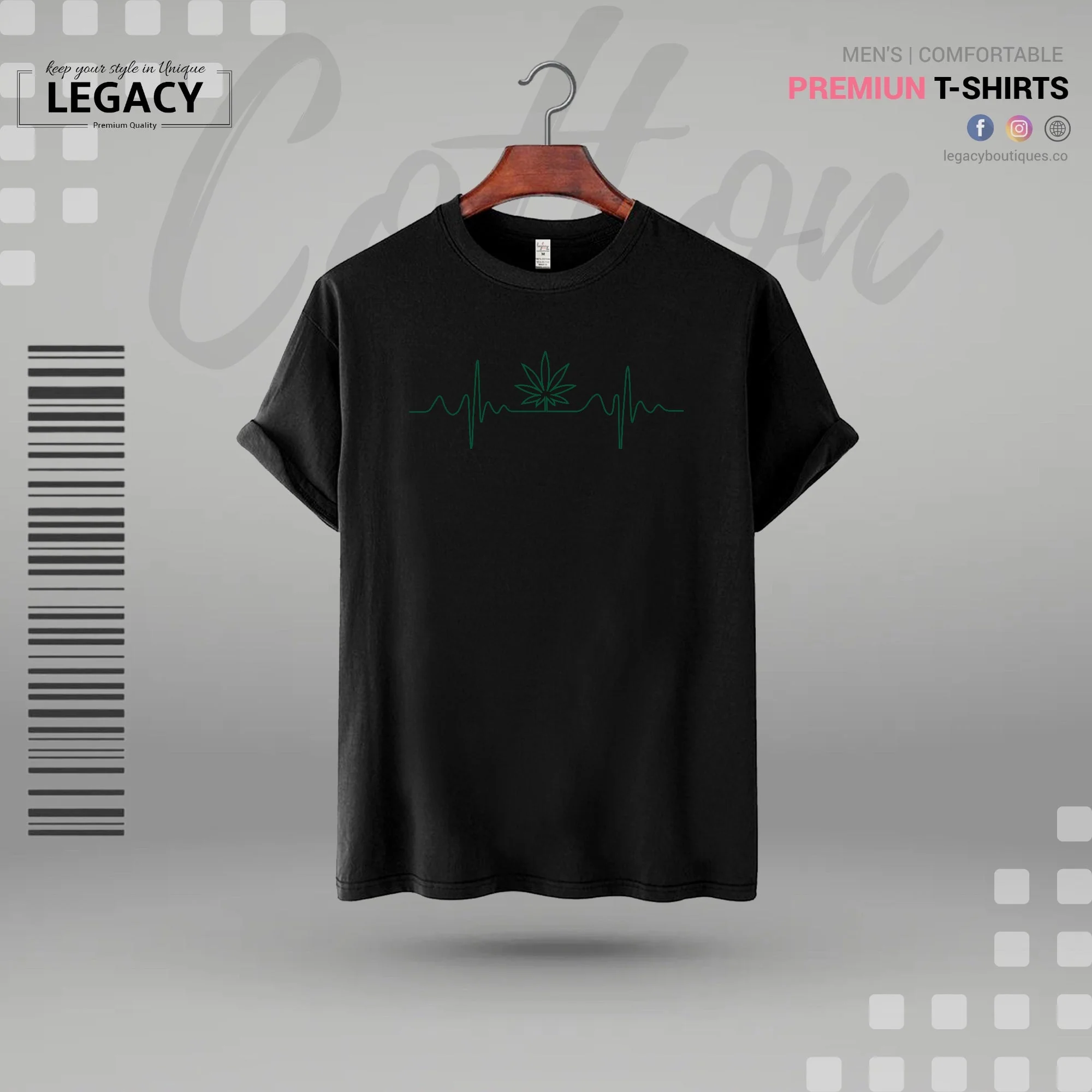 Simple Printed Men Premium Cotton T Shirt - Image 5