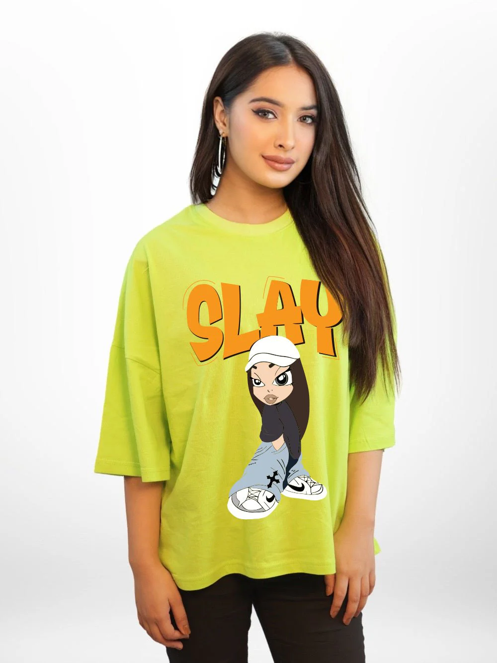 SLAY Printed Womens Drop Shoulder T-shirt Legacy Boutiques Bangladesh - Image 4