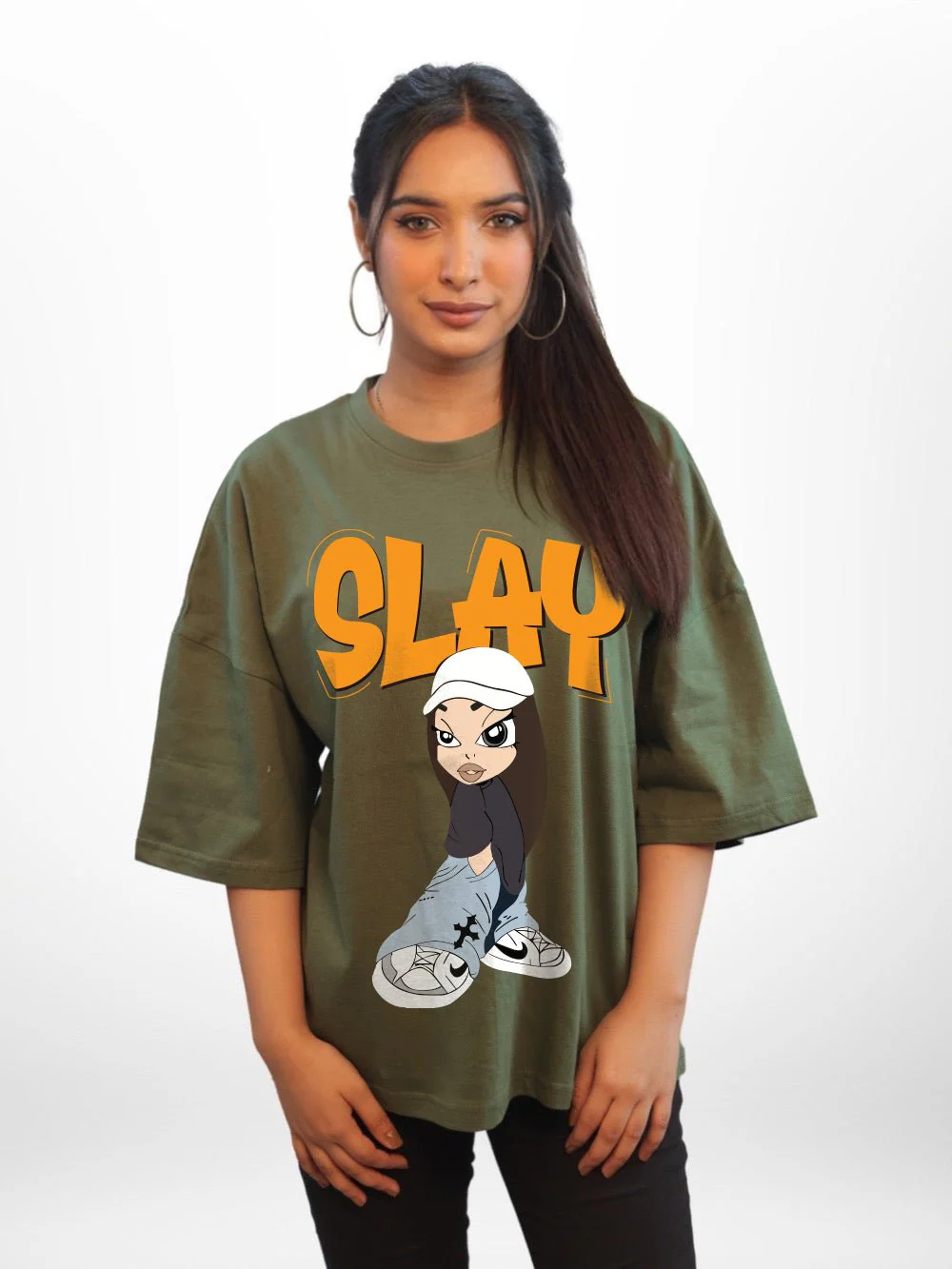SLAY Printed Womens Drop Shoulder T-shirt Legacy Boutiques Bangladesh - Image 5