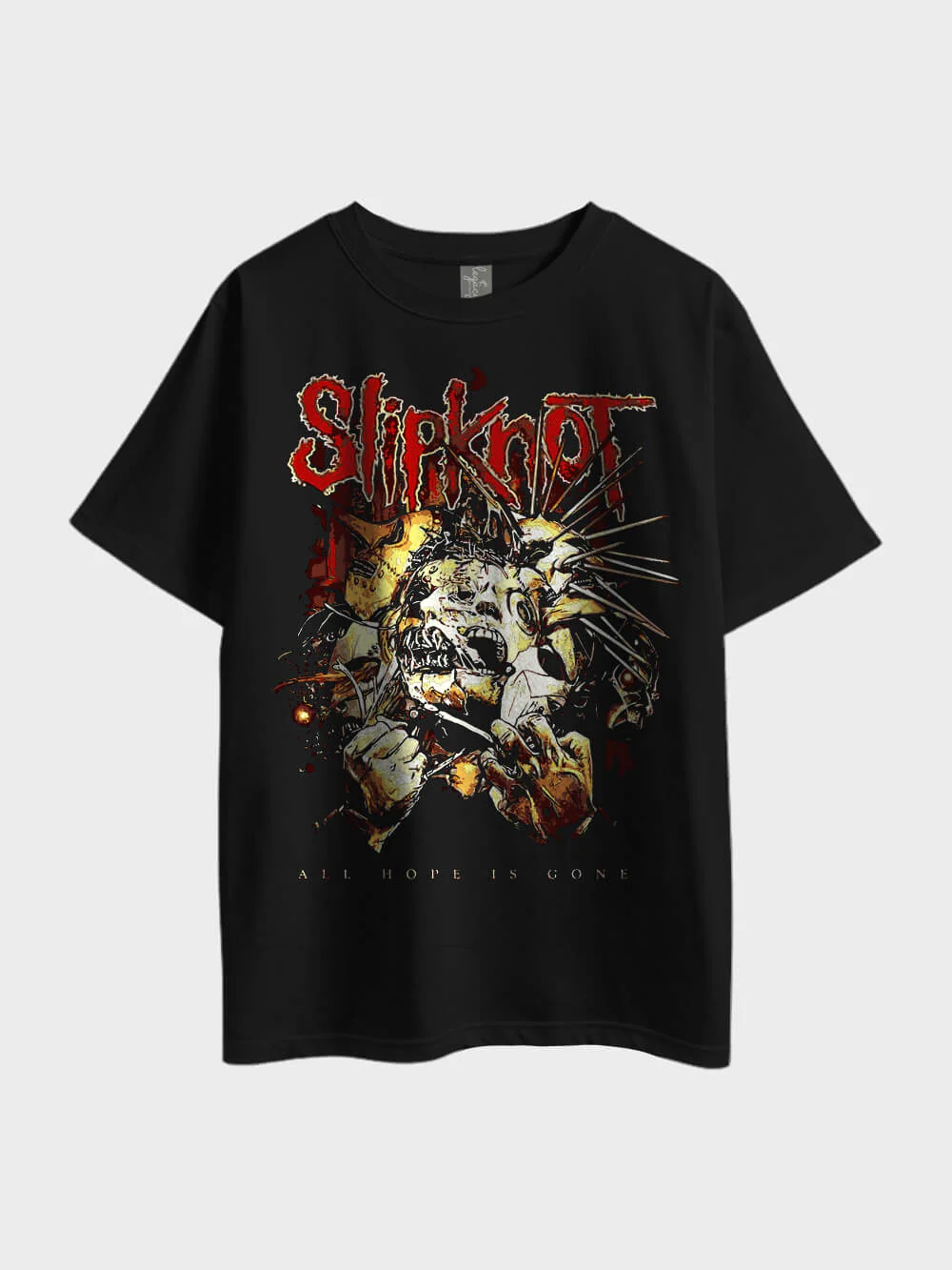 Slipknot All Hope Is Gone Printed Rock Metal Oversized Men's T-shirt Dhaka
