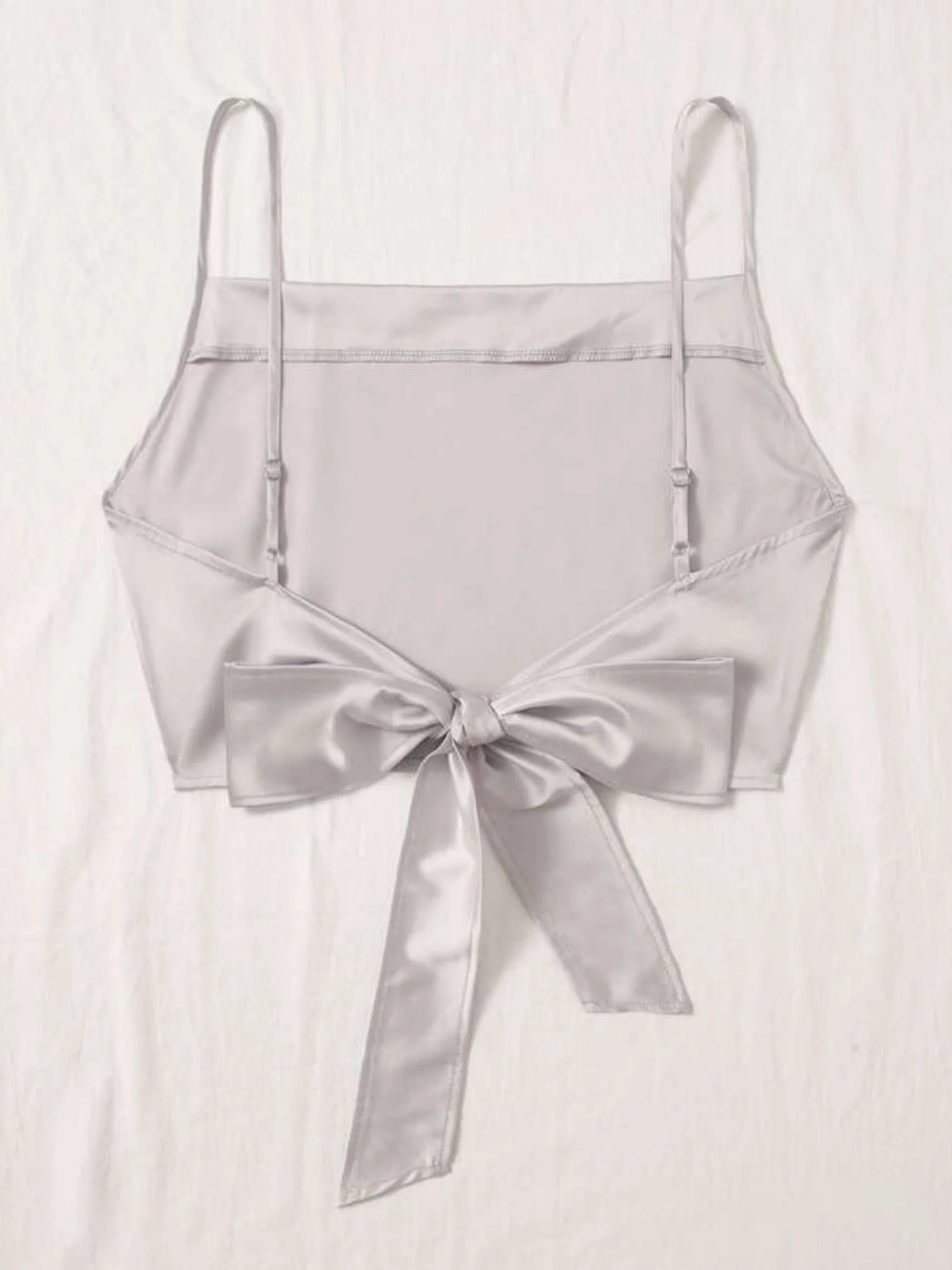 Solid backless crop top - Image 10