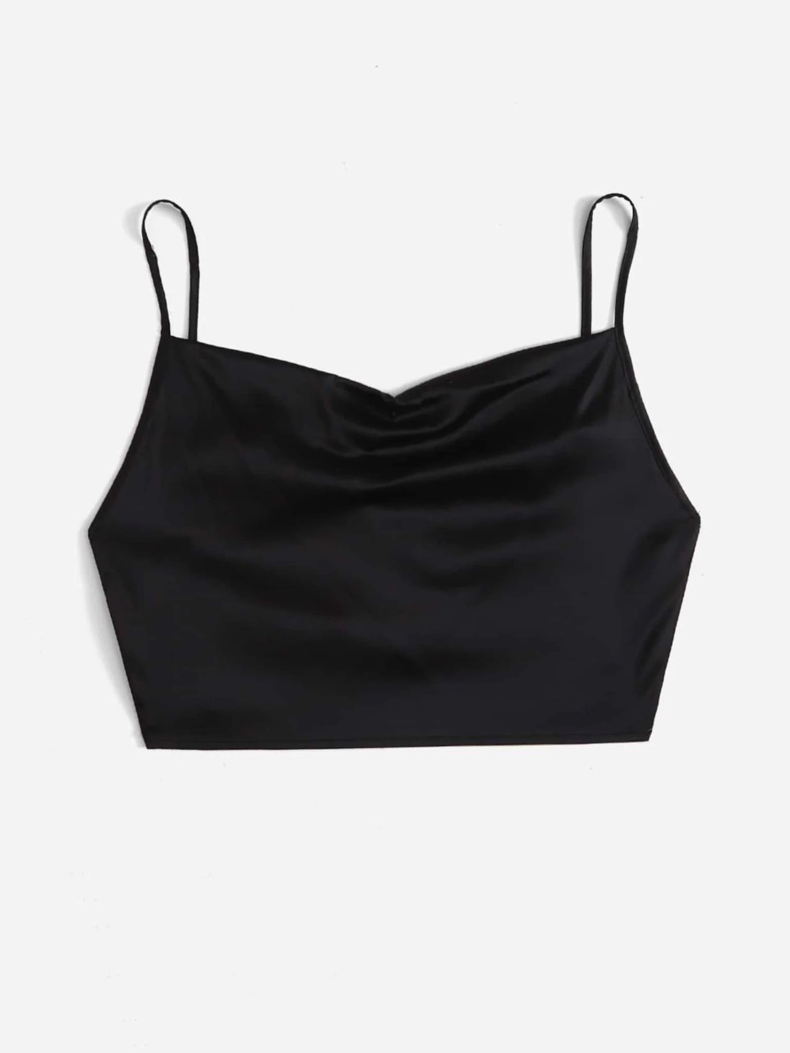 Solid backless crop top - Image 3