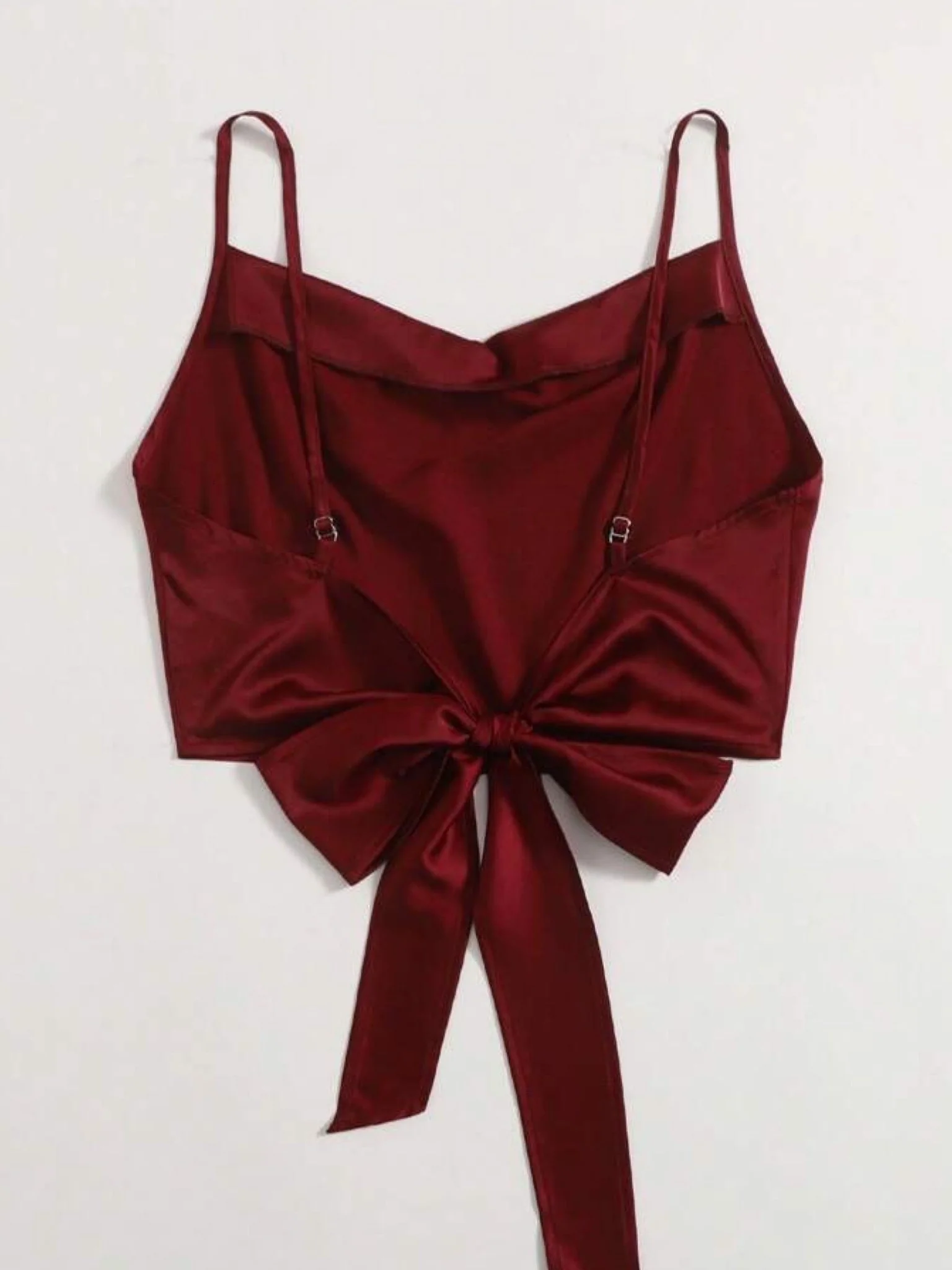 Solid backless crop top - Image 6
