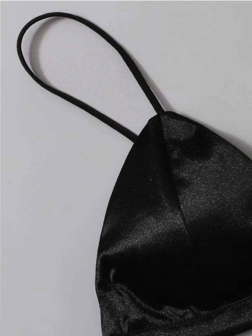 Solid Backless Satin Pads bra - Image 3