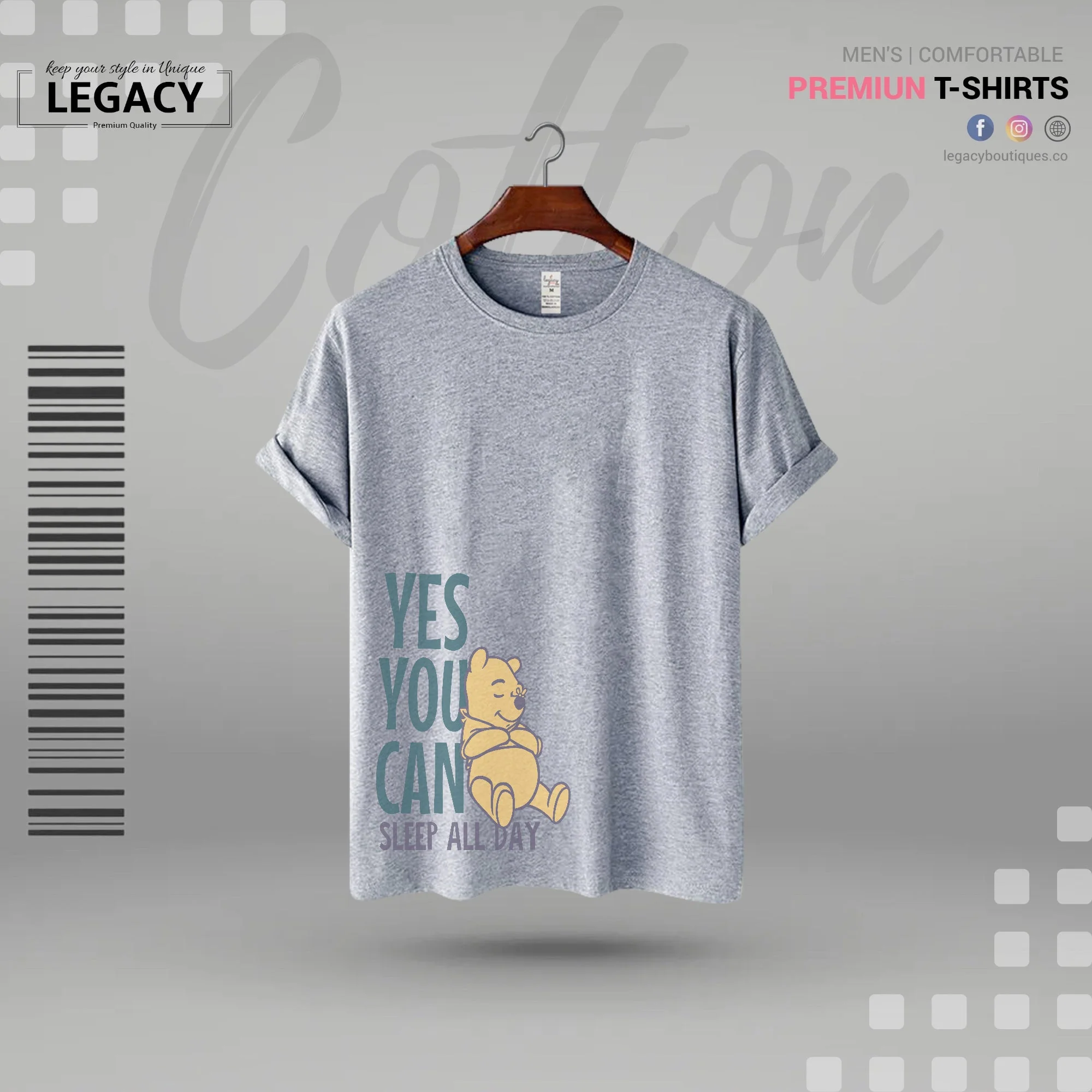 Sort Sleeve Men's Premium Designer Edition T Shirt
