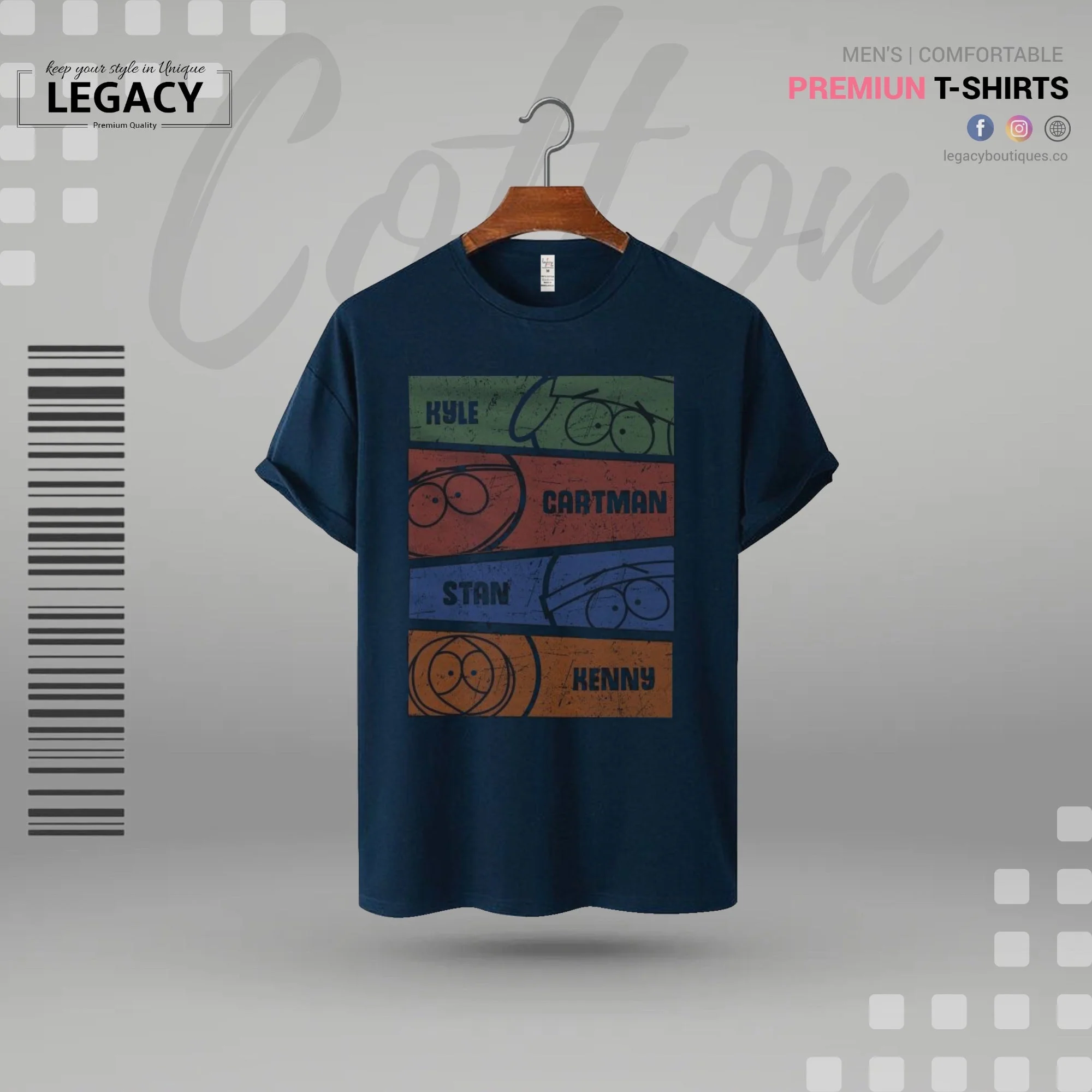 South park quad of art T-shirt