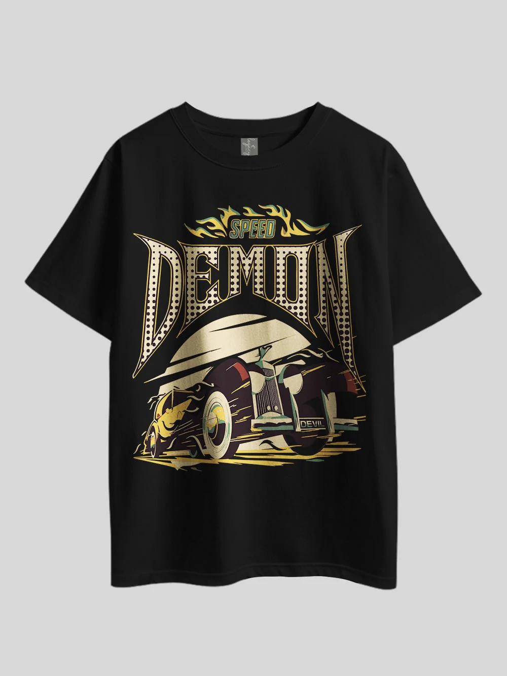 SPEED DEMON CAR Graphic Printed Drop Shoulder T-shirt Legacy Boutiques Bangladesh - Image 3