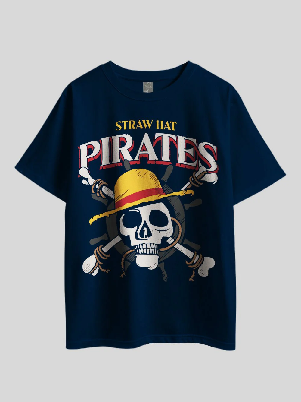 STRAW HAT PIRATES Graphic Printed Drop Shoulder T-shirt Legacy Boutiques Dhaka - Image 2