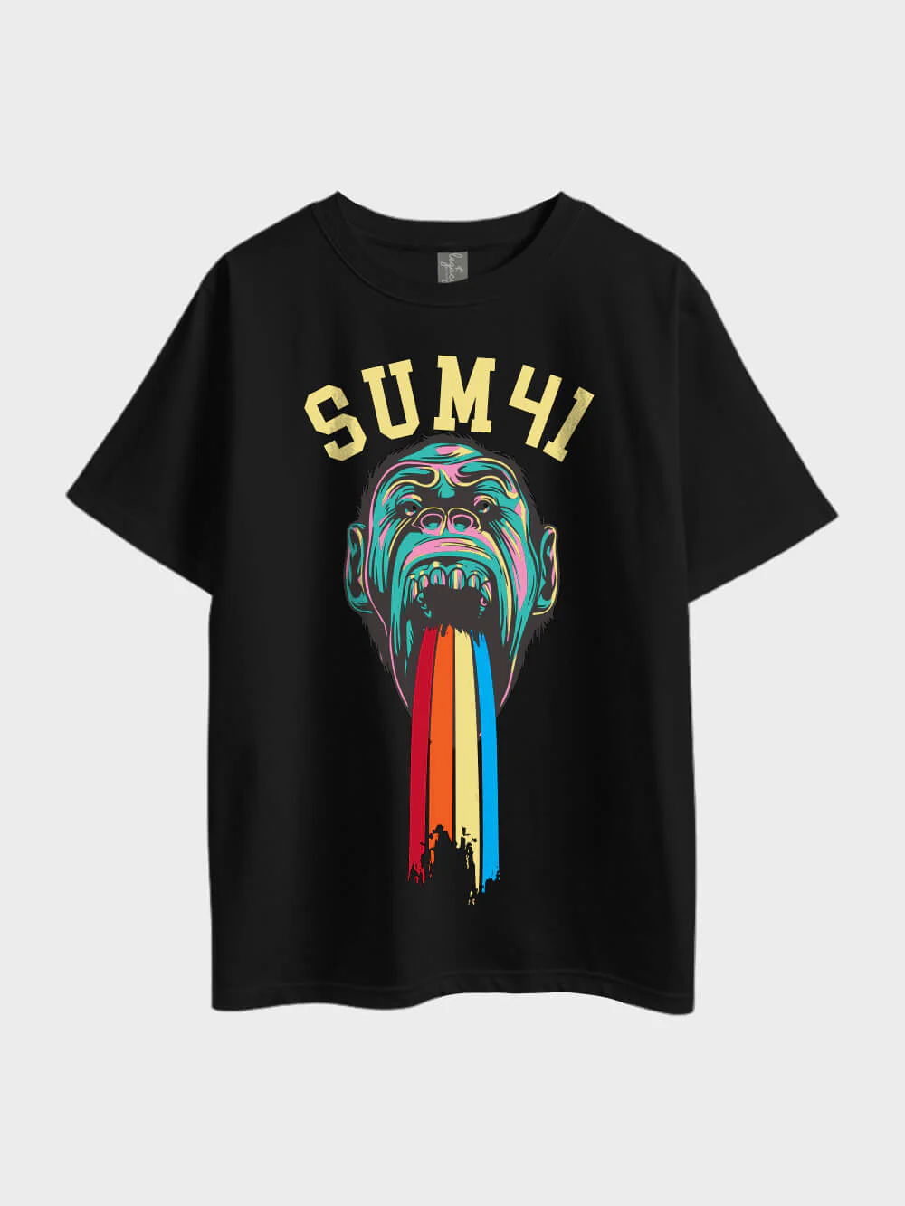 Sum 41 MU 8 DTG Printed Oversized Metal Men's Cheapest Tee In BD