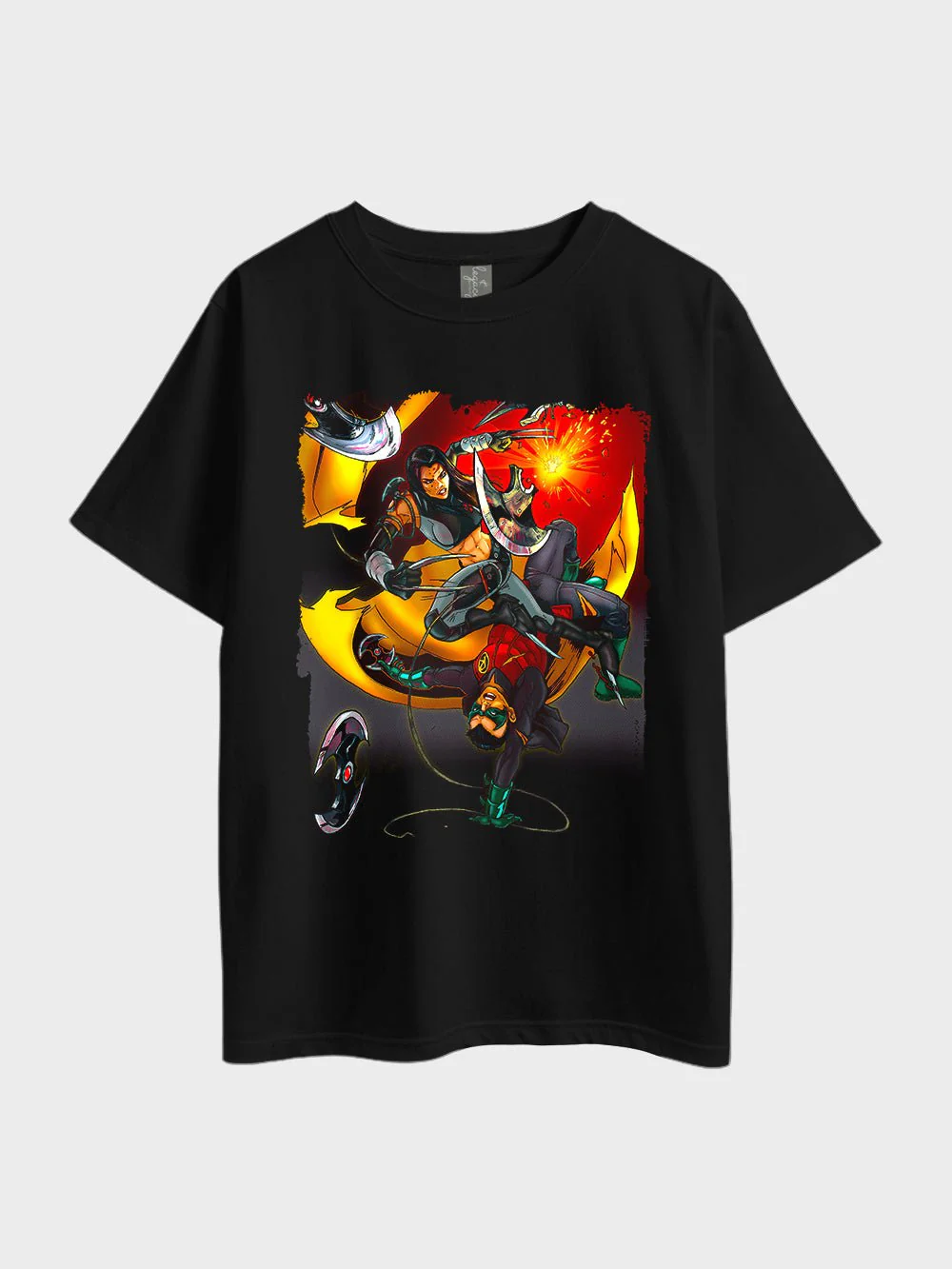 The Adventures of Robin Hood Printed Rock Metal Oversized Mens T-shirt Legacy Boutiques BD