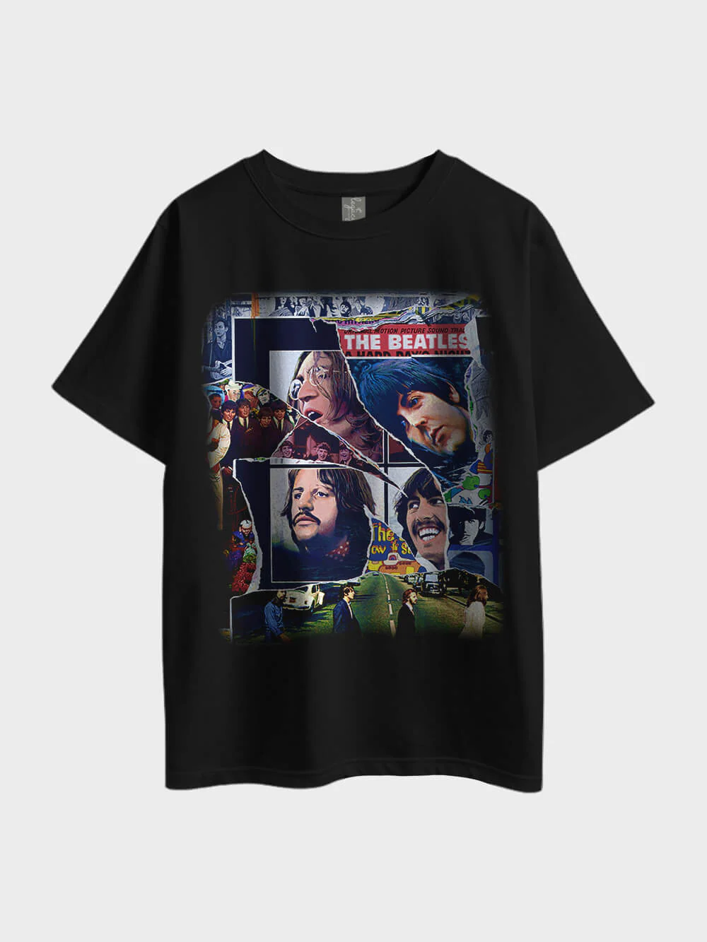 The Beatles Rock Band Metal Oversized Men's Premium Quality In Lowest Price Tee Only In BD