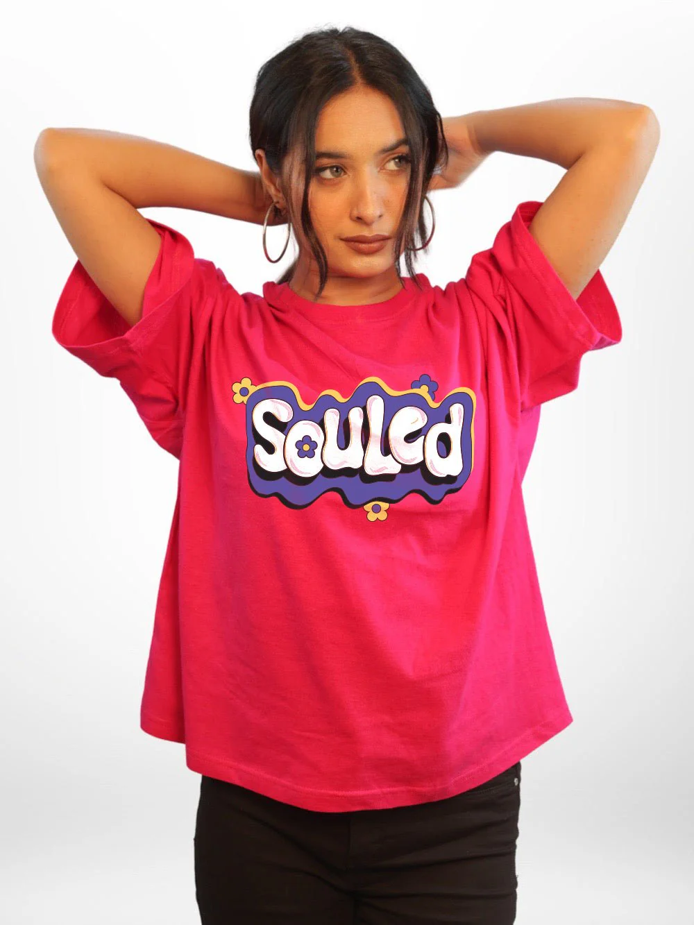 THE SOULED STORE Printed Womens Drop Shoulder T-shirt Legacy Boutiques Dhaka - Image 3