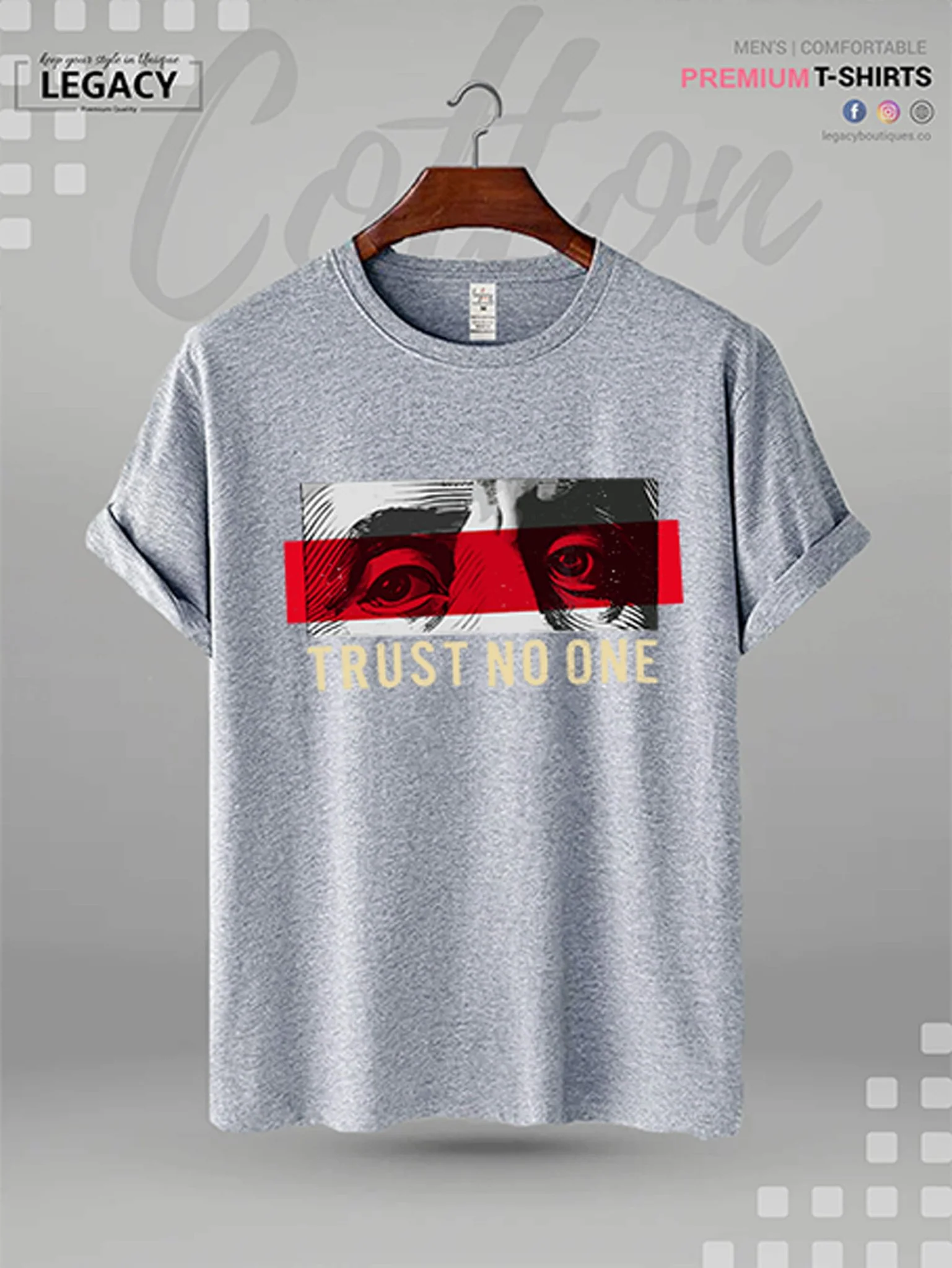 Trust No One The Hunt for the Crypto King Printed Men's High Quality In Cheapest Price T-Shirt - Image 3
