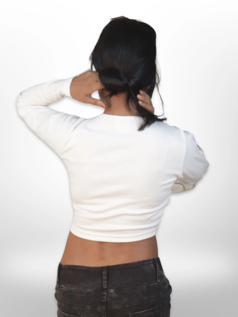 V Neck Full Sleeve Blousef - Image 12